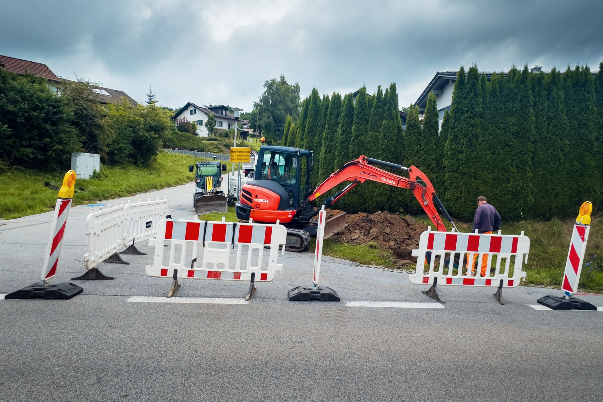 Breitbandausbau Beginn in Unterfrohnstetten